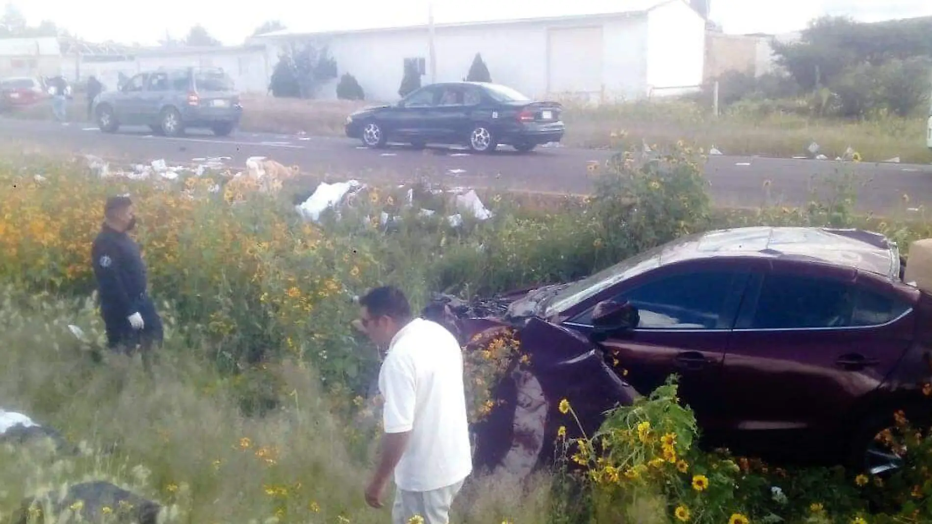 Accidente carretero en Trancoso, Zacatecas